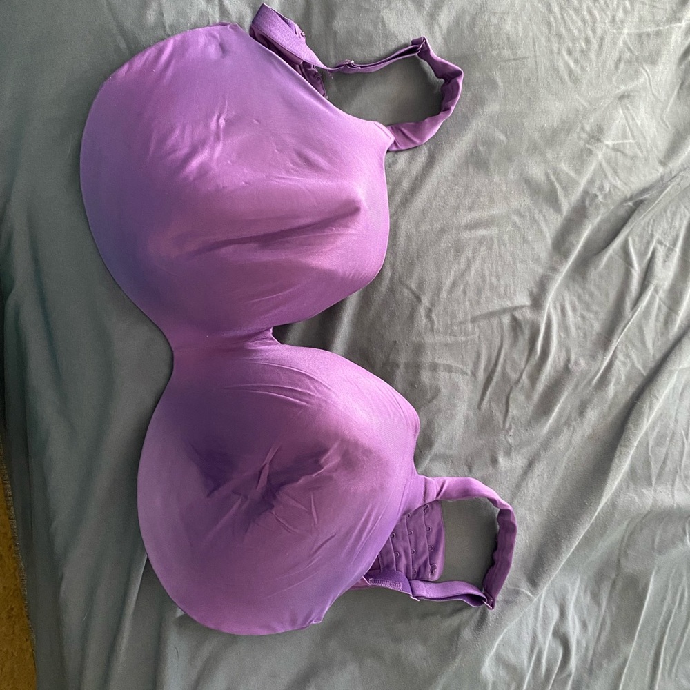 Lane Bryant Purple Lined Balconette Bra